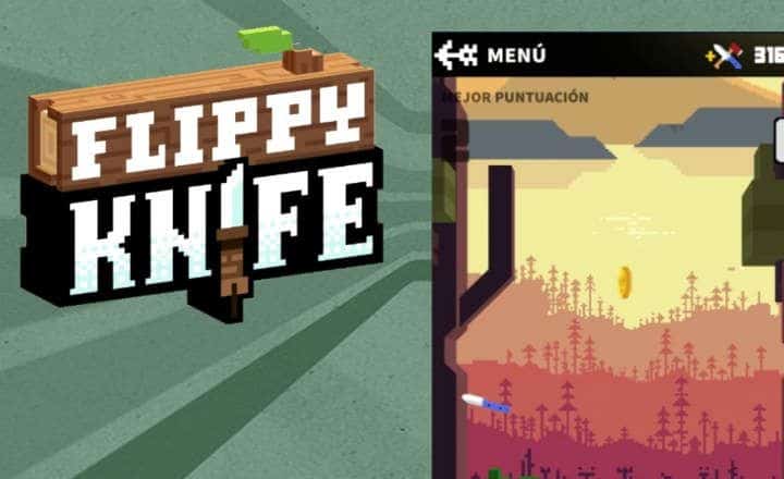 Flippy Knife Juego de fisica con cuchillos para Android 01
