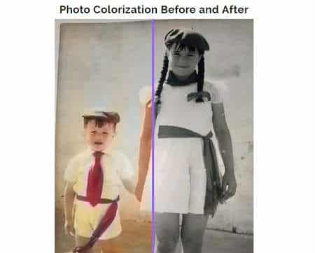 Programa o aplicación para colorear fotos antiguas automáticamente a todo color