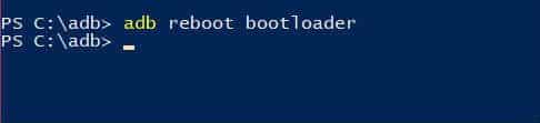 Reinicia ANdroid en modo bootloader