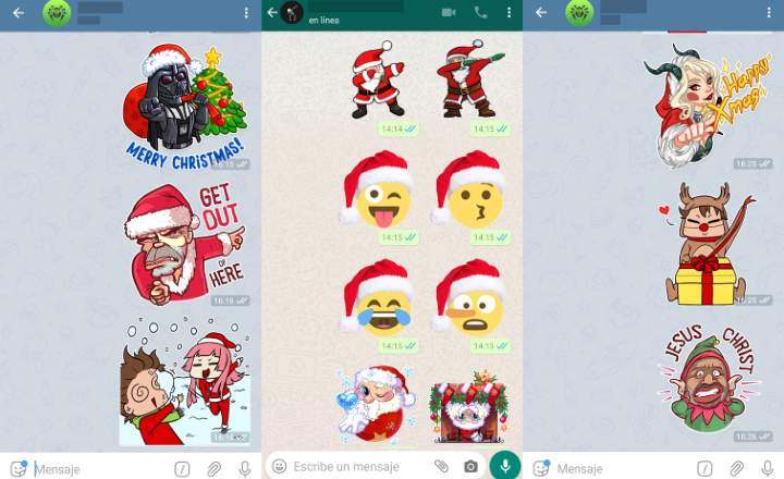 Los mejores stickers de Navidad para WhatsApp y Telegram