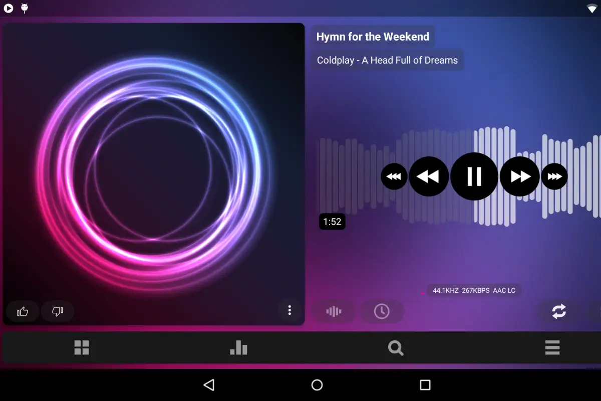 mejores reproductores de musica para android reproductor winamp para android