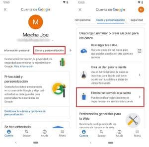 Cómo eliminar una cuenta de Google para siempre - El Androide Feliz