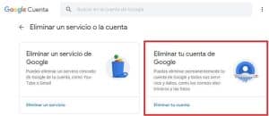Cómo eliminar una cuenta de Google para siempre - El Androide Feliz