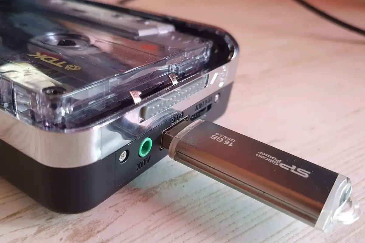 Como convertir cassette de analogico a digital MP3 Cassette con salida USB