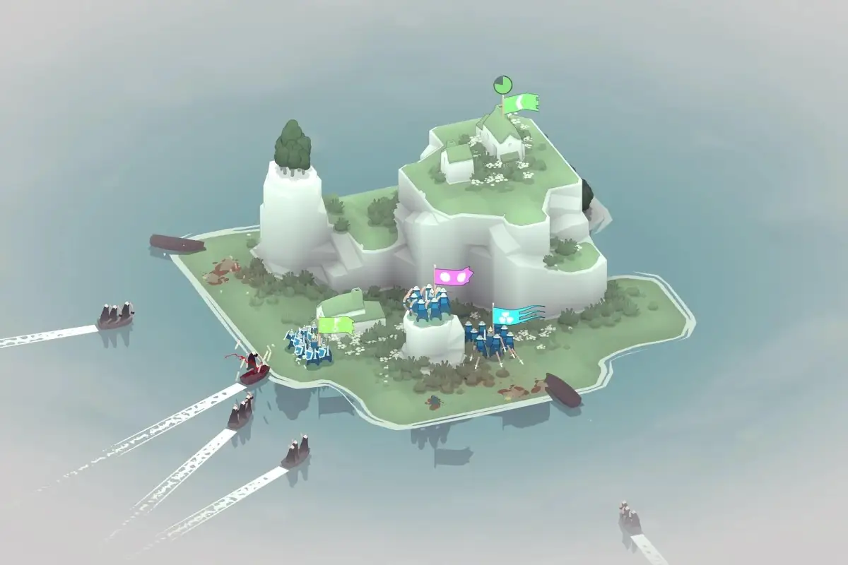 mejores juegos defensa de torres android una isla siendo atacada por unos barcos