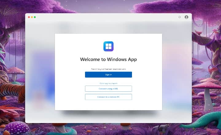 Windows App sistema operativo en la nube de Microsoft