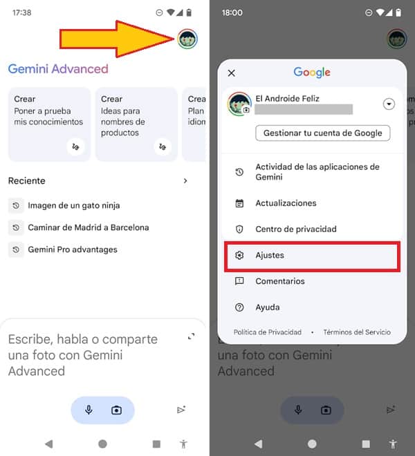 Cómo reemplazar el Asistente de Google por Gemini en tu móvil - El ...