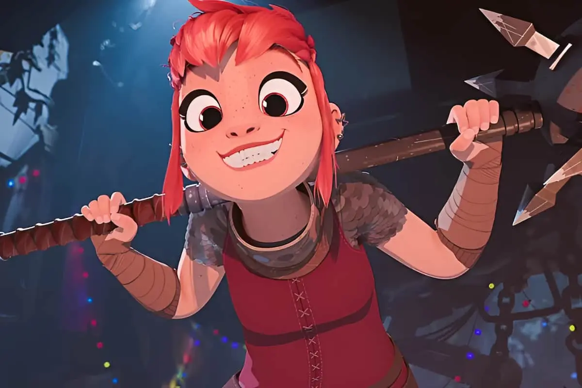 Netflix-ofrece-pelicula-de-animación-gratis-en-YouTube Fotograma de la película de animación Nimona