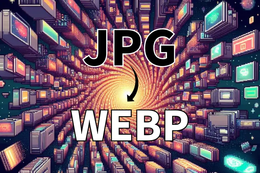 Conversores JPG PNG a WEBP gratis offline y por lotes JPG a WEBP