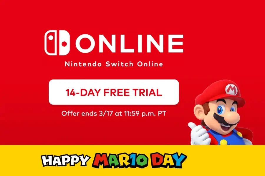 Nintendo Switch Online 2 semanas gratis Mario Day 2024 Mario Day 2024