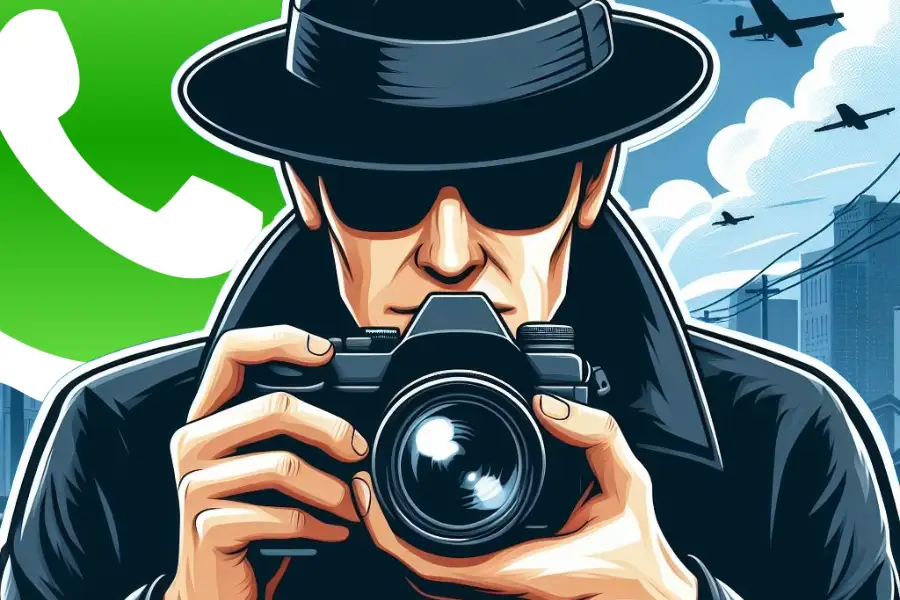 WhatsApp no deja hacer capturas de pantalla de fotos de perfil Un hombre de negro sacando una foto