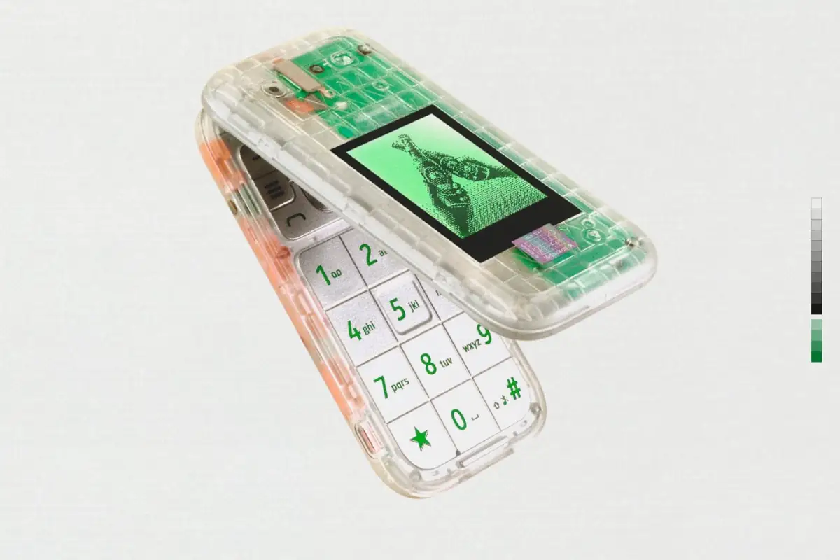 The Boring Phone movil retro plegable Móvil plegable retro