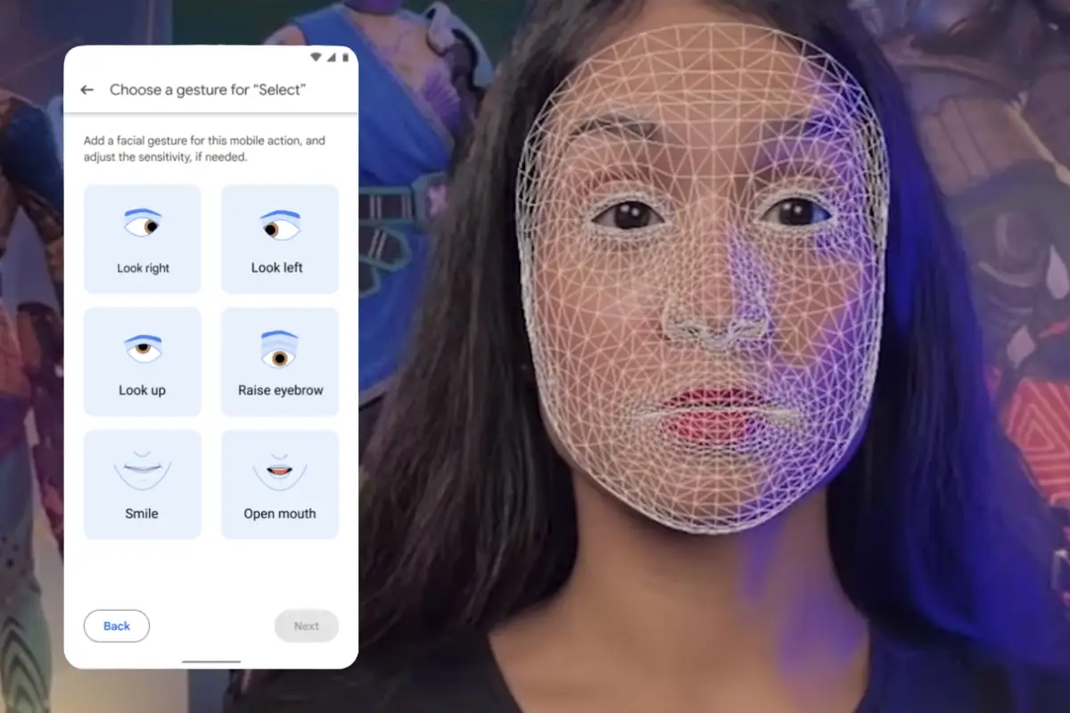 Project Gameface controlar Android con gestos faciales Control con gestos faciales en Android
