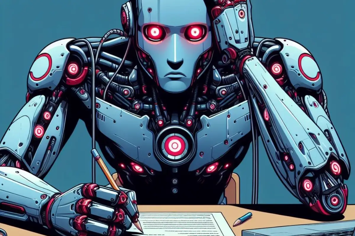 Test de capacidad e inteligencia para ChatGPT y otros modelos de lenguaje Una inteligencia artificial haciendo un test