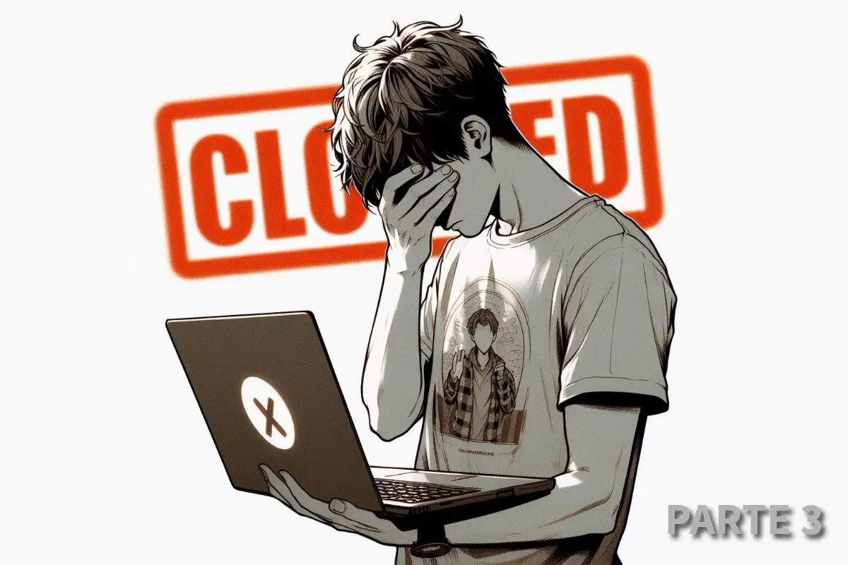 el internet que conoces ya no existe los muros de cookies chico mirando una pagina web