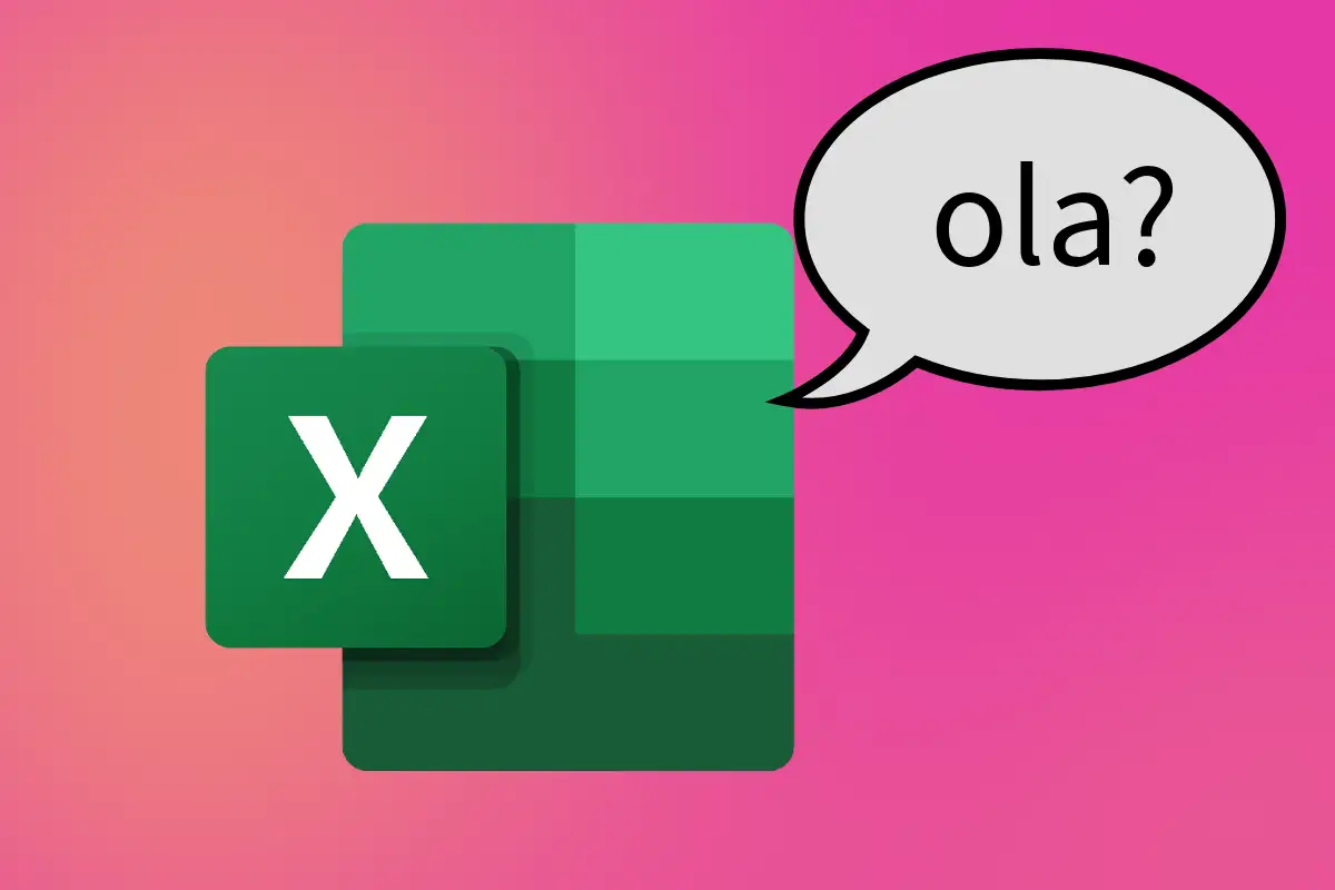 chatear en secreto con otra persona usando excel logo de excel hablando