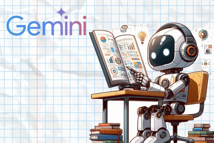 gemini informacion guardada en memoria un robot estudiando