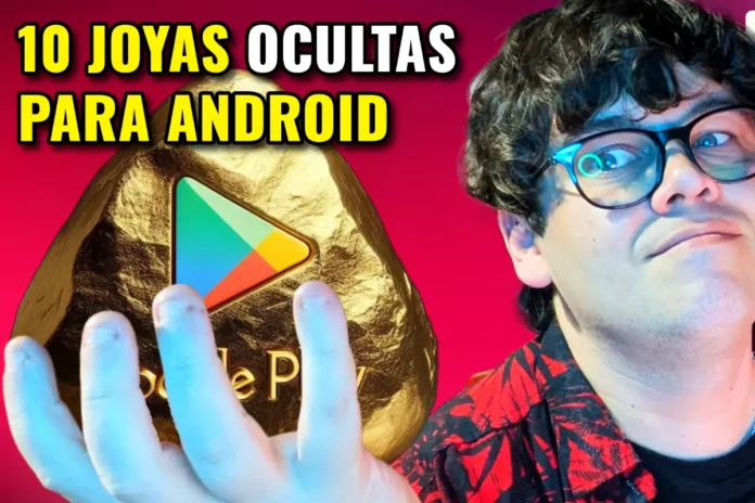 joyas ocultas para android volumen 2 aitor sujetando una joya dorada de google play